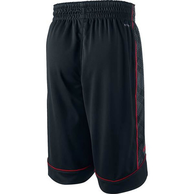 Short Lebron Half Print (010/negro/rojo)