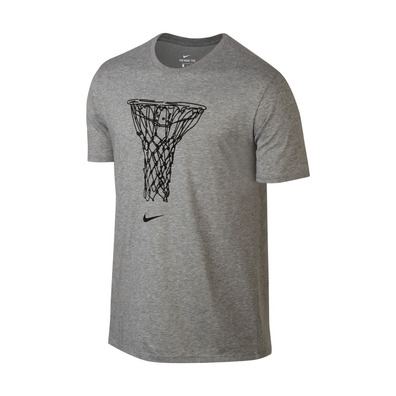 Nike Camiseta Dry Basket Draw (063/dk grey heather)