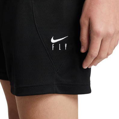 Nike Dri-FIT Fly Women's Basketball Shorts "Black"