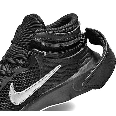 Nike Team Hustle D 10 FlyEase (PS) "Black"