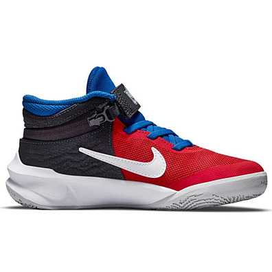 Nike Team Hustle D 10 FlyEase (PS) "RedBlack"