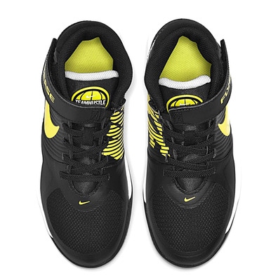 Nike Team Hustle D 9 (GS) FlyEase "Yellow Night"