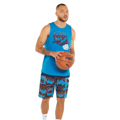 Puma Basketaball Give and Go Tank Rev. "Blue"