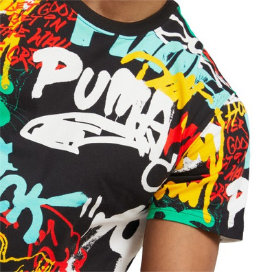 Puma Basketball Graffiti Tee"Multi Print"