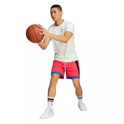 Puma Basketball LaMelo One stripe Short "Hot Coral"