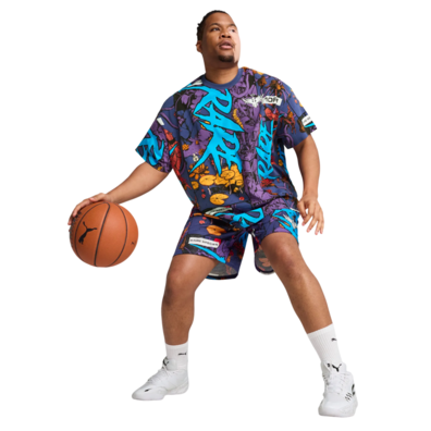 Puma Basketball Melo Phoenix AOP Tee "Blue Crystal"