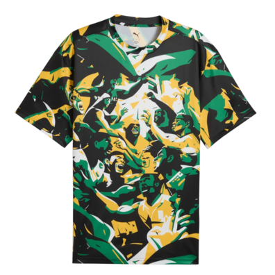 Puma Basketball Rival Rage AOP Tee  "Archive Green"