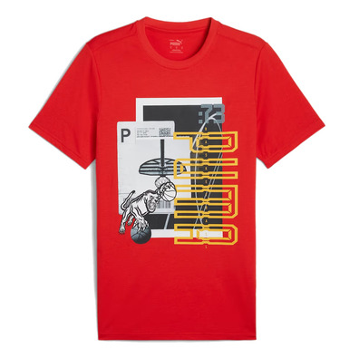 Puma Basketball Winning Shot Tee 1 "Red"