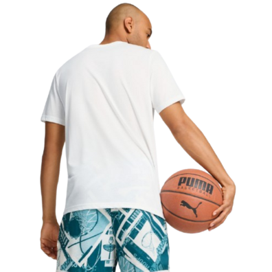 Puma Basketball Winning Shot Tee 1 "White"