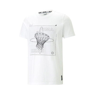 Puma Basketball Clear Out Tee "White"