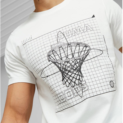 Puma Basketball Clear Out Tee "White"