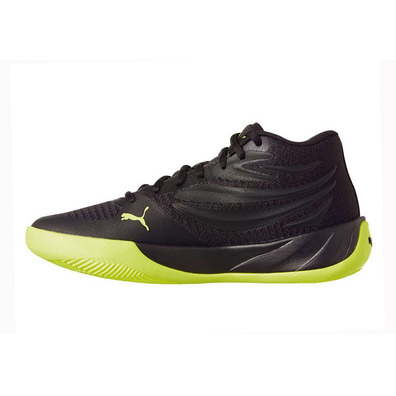 Puma Court Pro Jr. "Black Electric Lima"