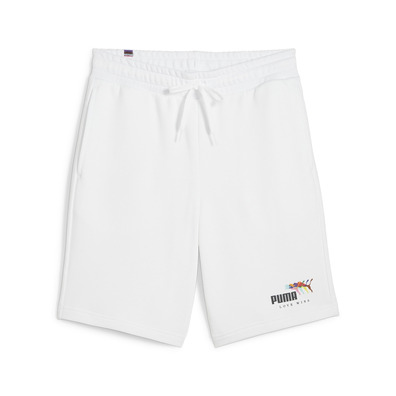 Puma ESS+ LOVE WINS Shorts "White"