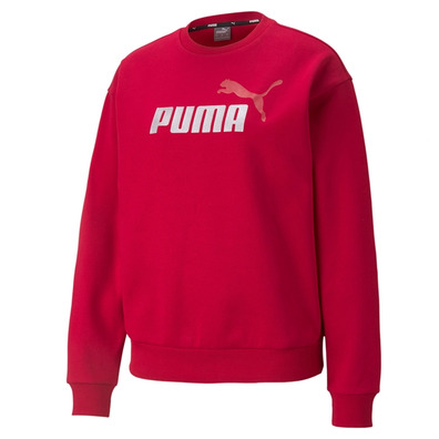 Puma ESS+ Metallic Logo Crew FL