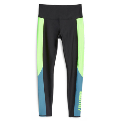 Puma Fit Eversculpt Color Block HW 7/8 Tight "Black-Speed Green"