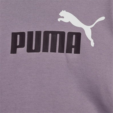 Puma Girls ESS Logo Cropped Hoodie G "Pale Plum"