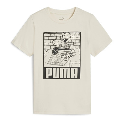 Puma Kids ESS+ MID 90s Graphic Tee "Alpine Snow"