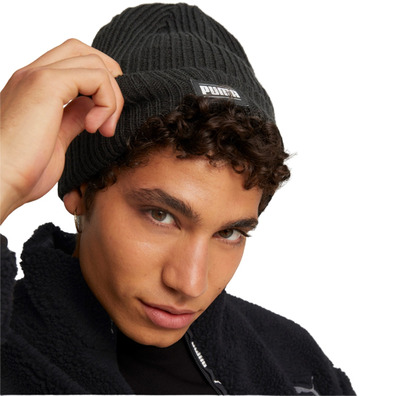 Puma Ribbed Classic Cuff Beanie (black)