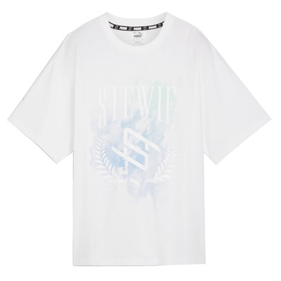 Puma Wns Basketball STEWIE x WATER Logo Tee "White"