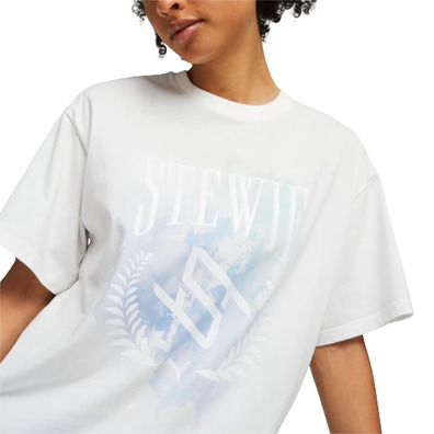 Puma Wns Basketball STEWIE x WATER Logo Tee "White"