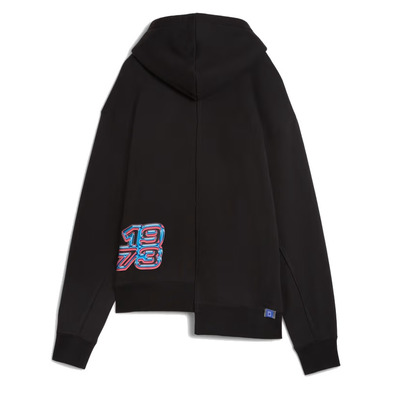 Puma Womans Basketaball Cherry on Top Graphic Oversized Hoodie "Black"