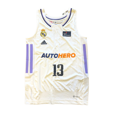 Real Madrid Camiseta Basket Niñ@ 1ª Equipación # 13 RODRÍGUEZ #