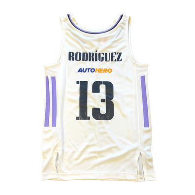 Real Madrid Camiseta Basket Niñ@ 1ª Equipación # 13 RODRÍGUEZ #