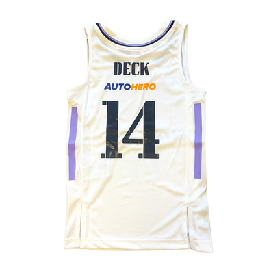 Real Madrid Camiseta Basket Niñ@ 1ª Equipación # 14 DECK #