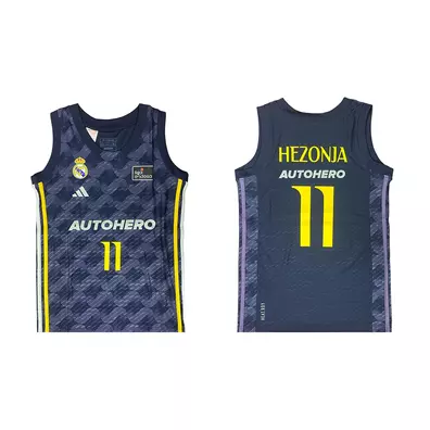 Real Madrid Camiseta Basket Niñ@ 2ª Equip 2023/24 # 11 HEZONJA #