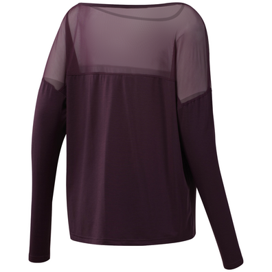 Reebok Dance Mesh Long Sleeve Top W