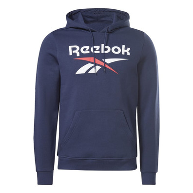 Reebok Identity Fleece Stacked Logo Pullover Hoodie