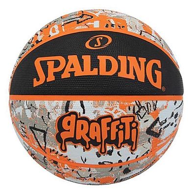 Spalding Orange Graffiti Sz5 Rubber (Size 5)