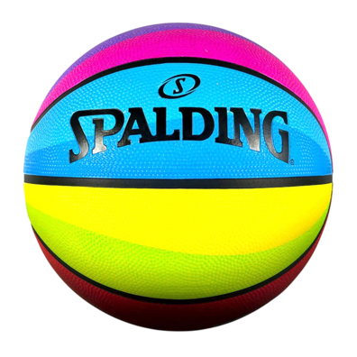 Spalding Rainbow Sz5 Ruber Basket (Talla 5)