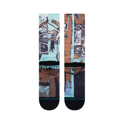 Stance Casual JMB 2 Heads on Gold Crew Sock "Black"