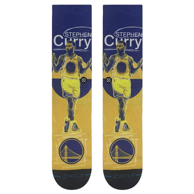 Stance Casual NBA Golden State Warriors Steph Curry Pasted Socks