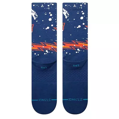 Stance Casual NBA Overspray Warriors Crew Socks