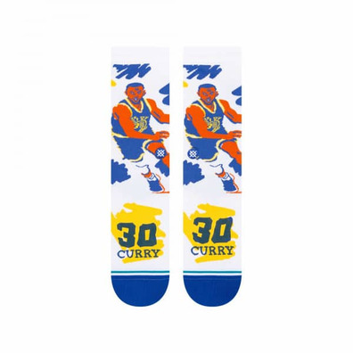 Stance NBA Casual Paint Curry Crew Socks