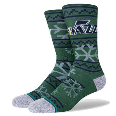 Stance NBA Utah Jazz Frosted 2 Crew Socks "Green Pine"