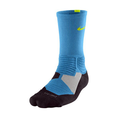 Calcetines Nike Hyper Elite Basket Crew (407/turquesa/lima)