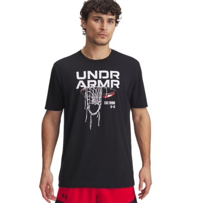 UA Hoops Net Short Sleeve "Black"