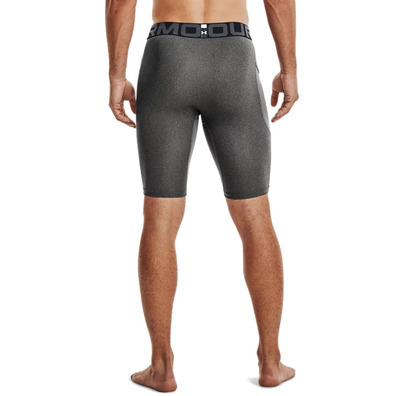 UA Men's HeatGear® Armour Pocket Long Short "Carbon Heather"