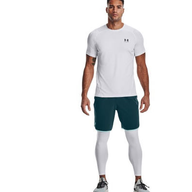 UA Men's HeatGear® Leggings "White"