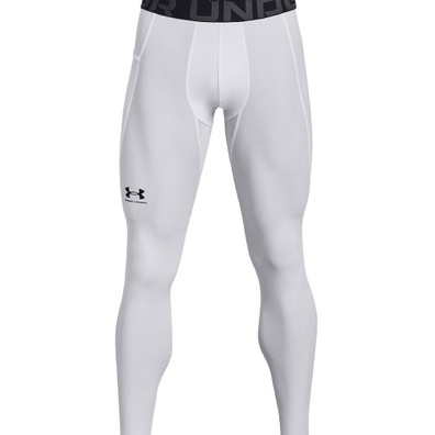 UA Men's HeatGear® Leggings "White"