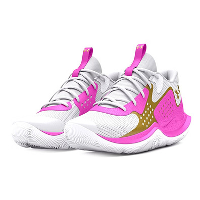 Under Armour GS Jet '23 "White Pink Gold"