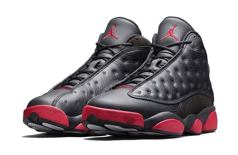 Jordan 13 outlet rojo con negro