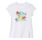 Adidas Originals Flower Trefoil Logo J Tee (White/Multicolor)