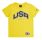 Champion Sport Lifestyle Basketball USA Logo Comfort Fit T-Shirt "Buttercup Yellow"