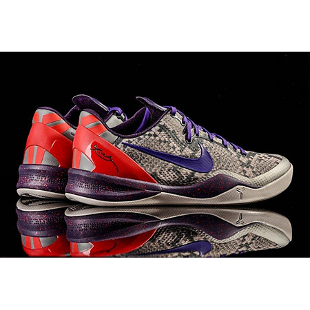 Kobe 8 System "Mine Grey" (003/gris/purple/rojo)