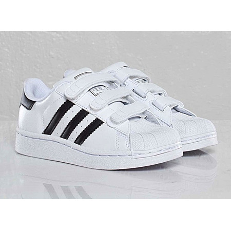 Adidas Superstar 2 CF C (28-35)(branco/preto)