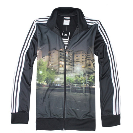 Adidas Chaqueta Hidden Court TT (negro)